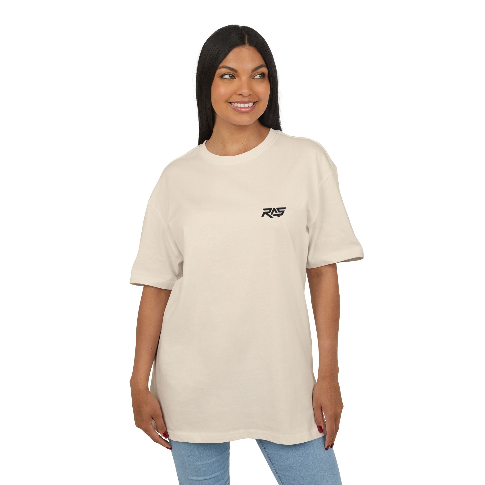 Minimalist Oversized Tee – 'Swipe. like. repeat'