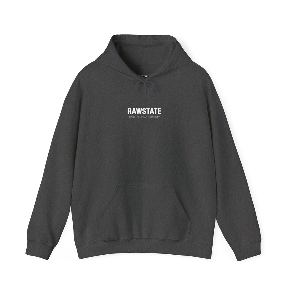 RAWSTATE 'Swipe, like, repeat - real moments don’t fit in a square frame' Unisex Hoodie