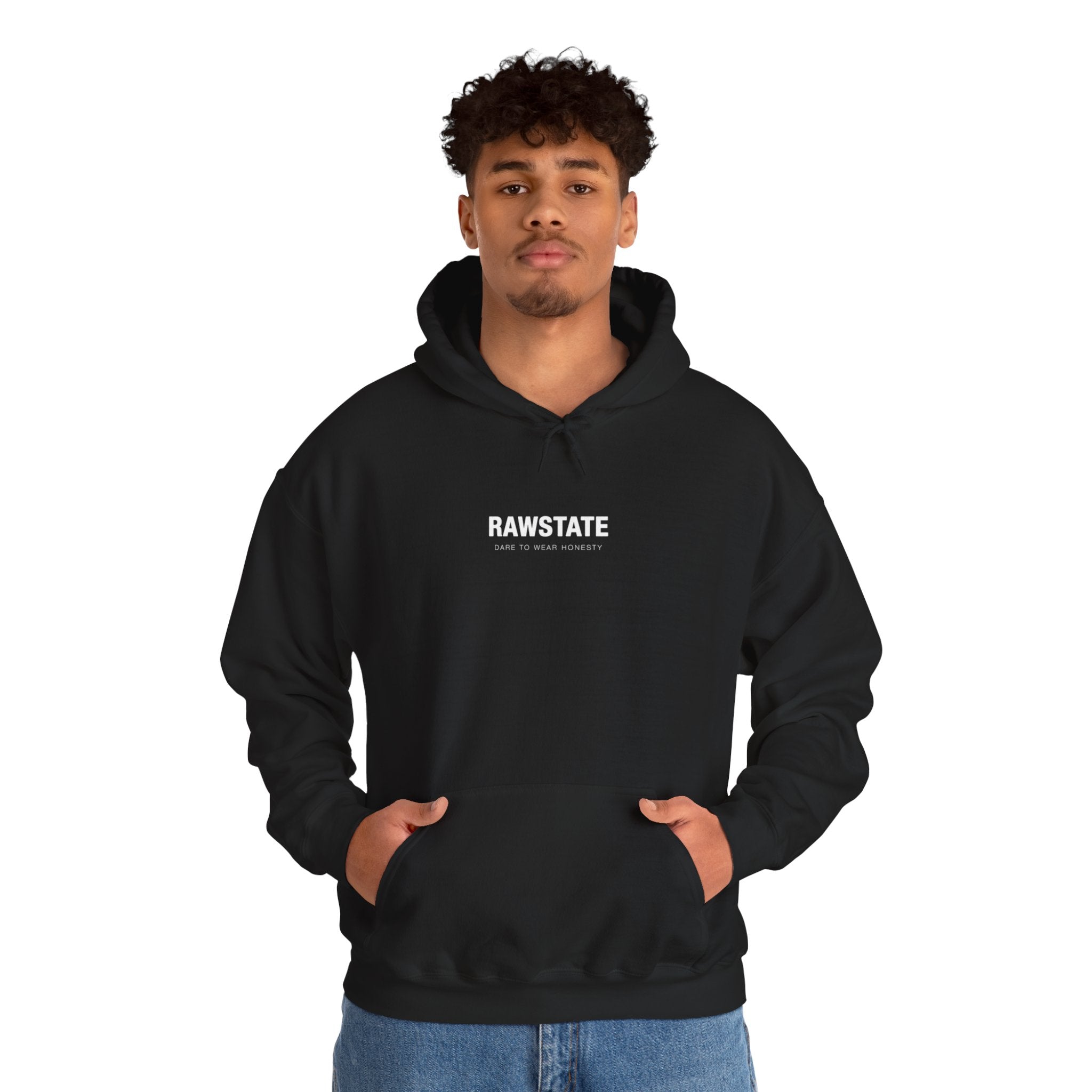 RAWSTATE 'Swipe, like, repeat - real moments don’t fit in a square frame' Unisex Hoodie