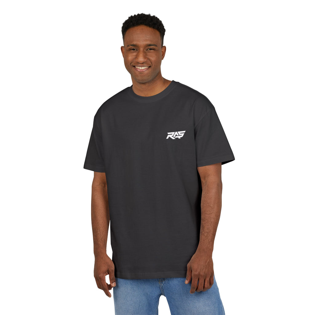 Minimalist Oversized Tee – 'Fast money is worse than being poor.'