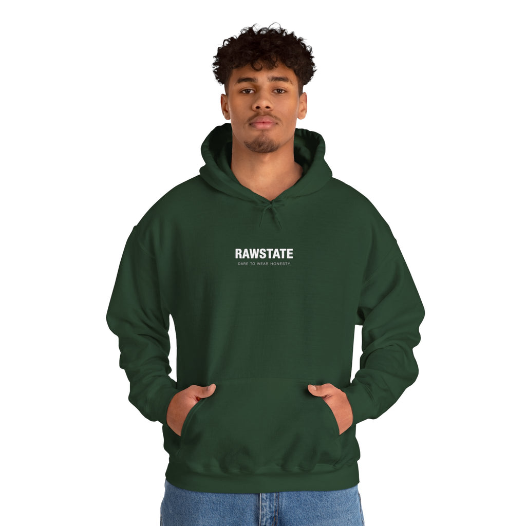 RAWSTATE 'Swipe, like, repeat - real moments don’t fit in a square frame' Unisex Hoodie