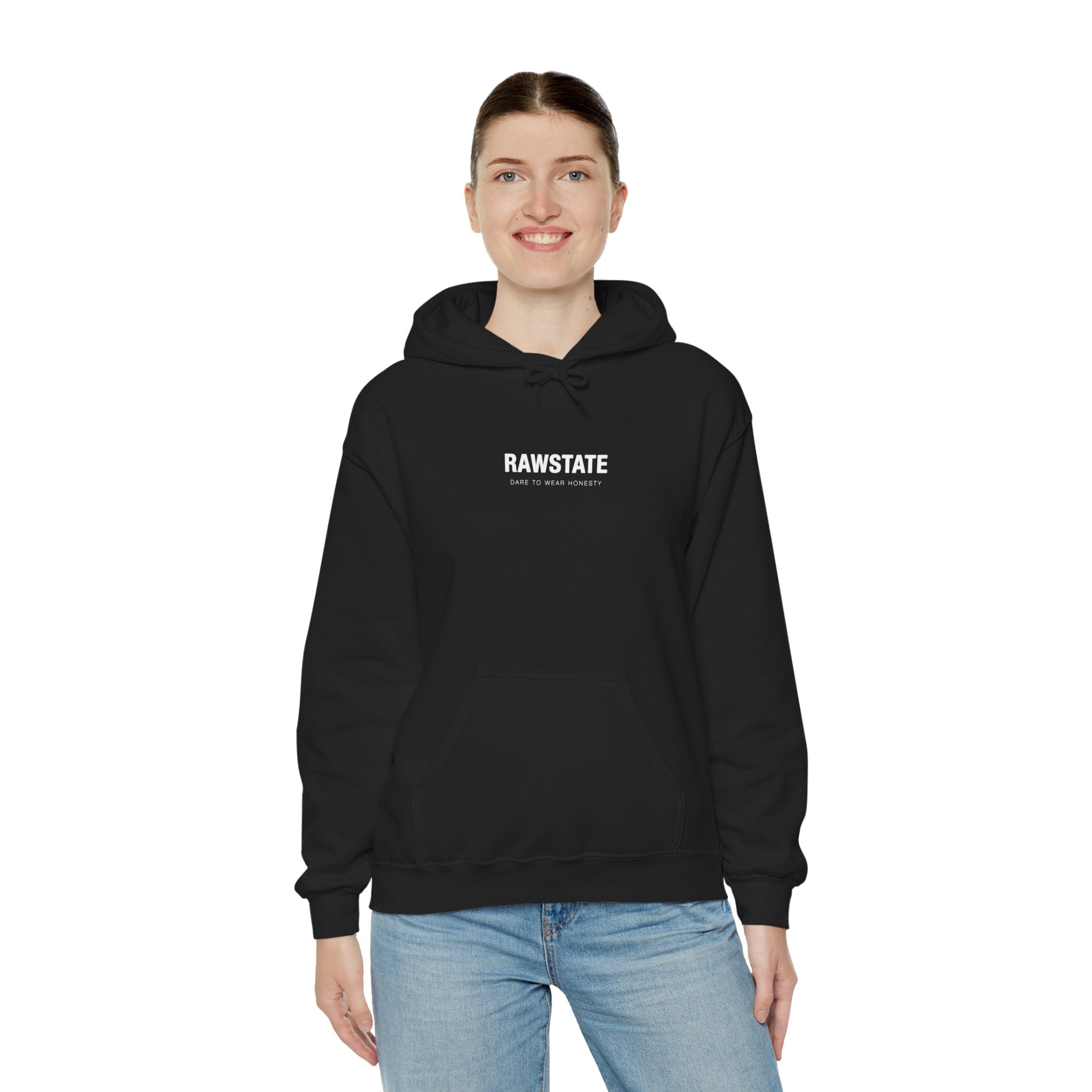RAWSTATE 'Egoism is the word used by people who can't stand it when you choose yourself over them' Unisex Hoodie