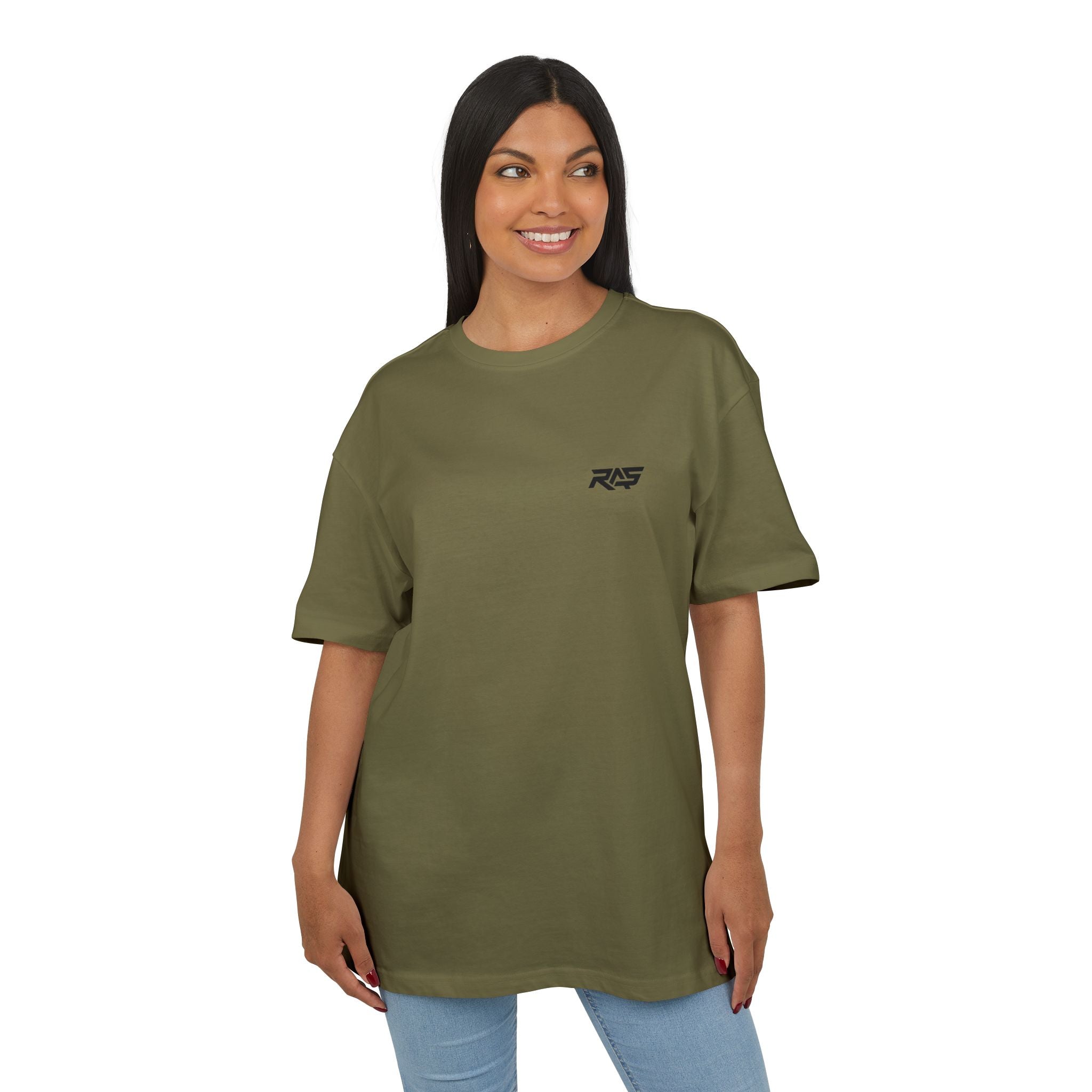 Minimalist Oversized Tee – 'The rawest version of yourself is always the most powerful.'