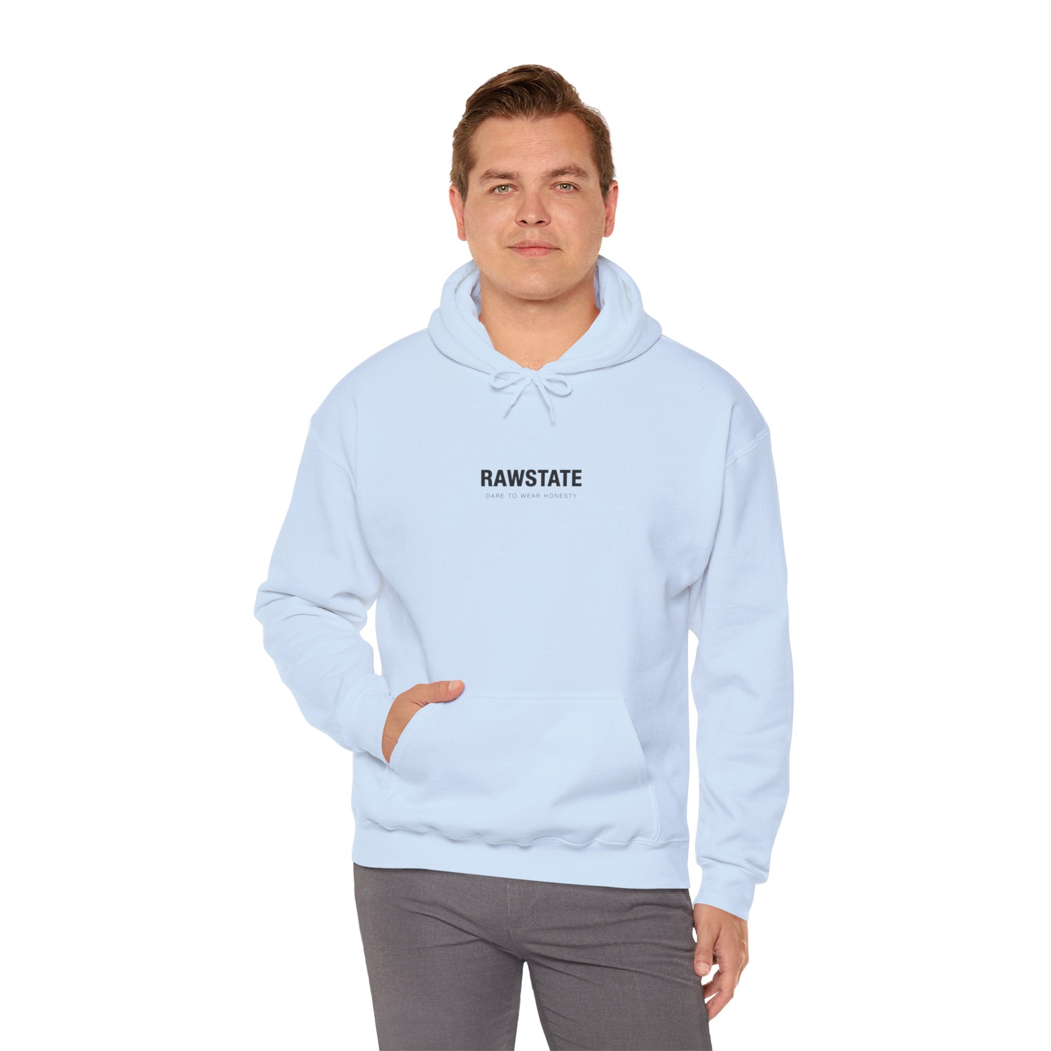 RAWSTATE 'Egoism is the word used by people who can't stand it when you choose yourself over them' Unisex Hoodie