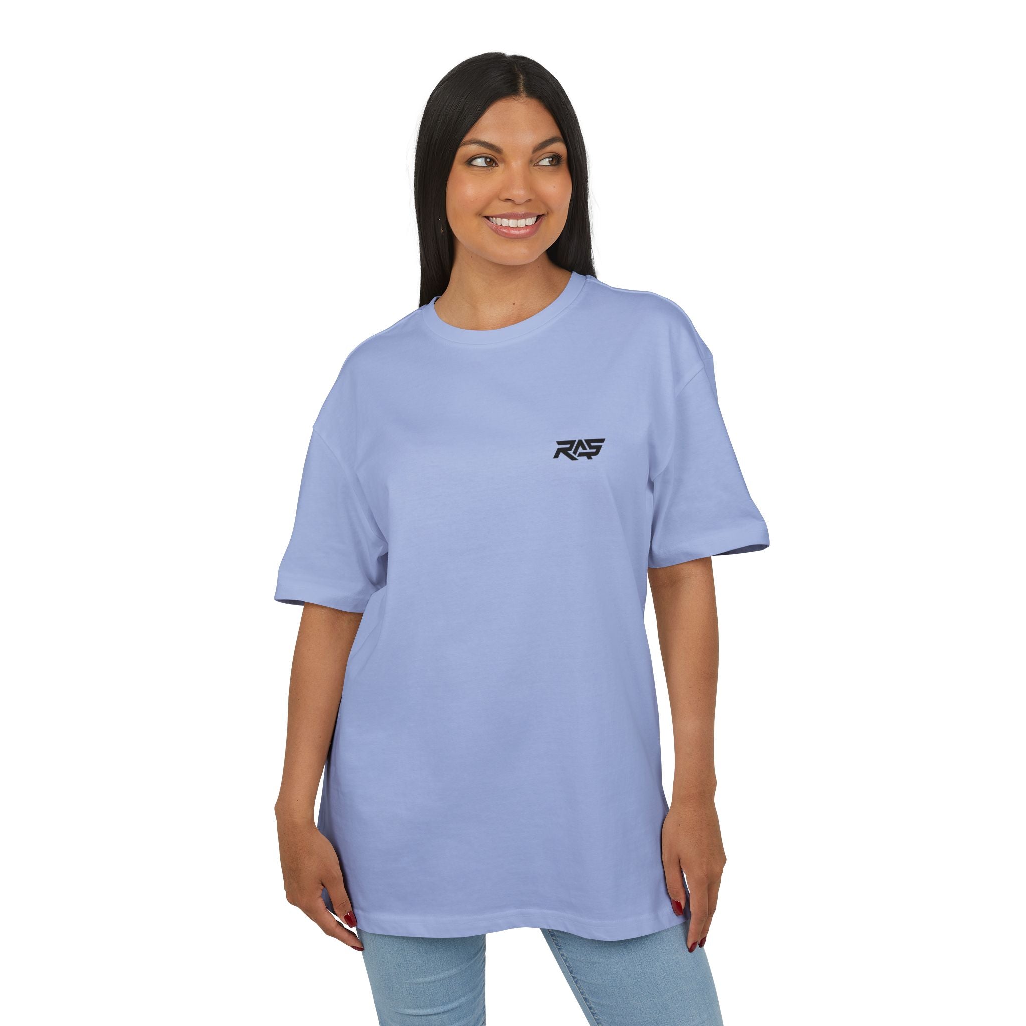 Minimalist Oversized Tee – 'Swipe. like. repeat'