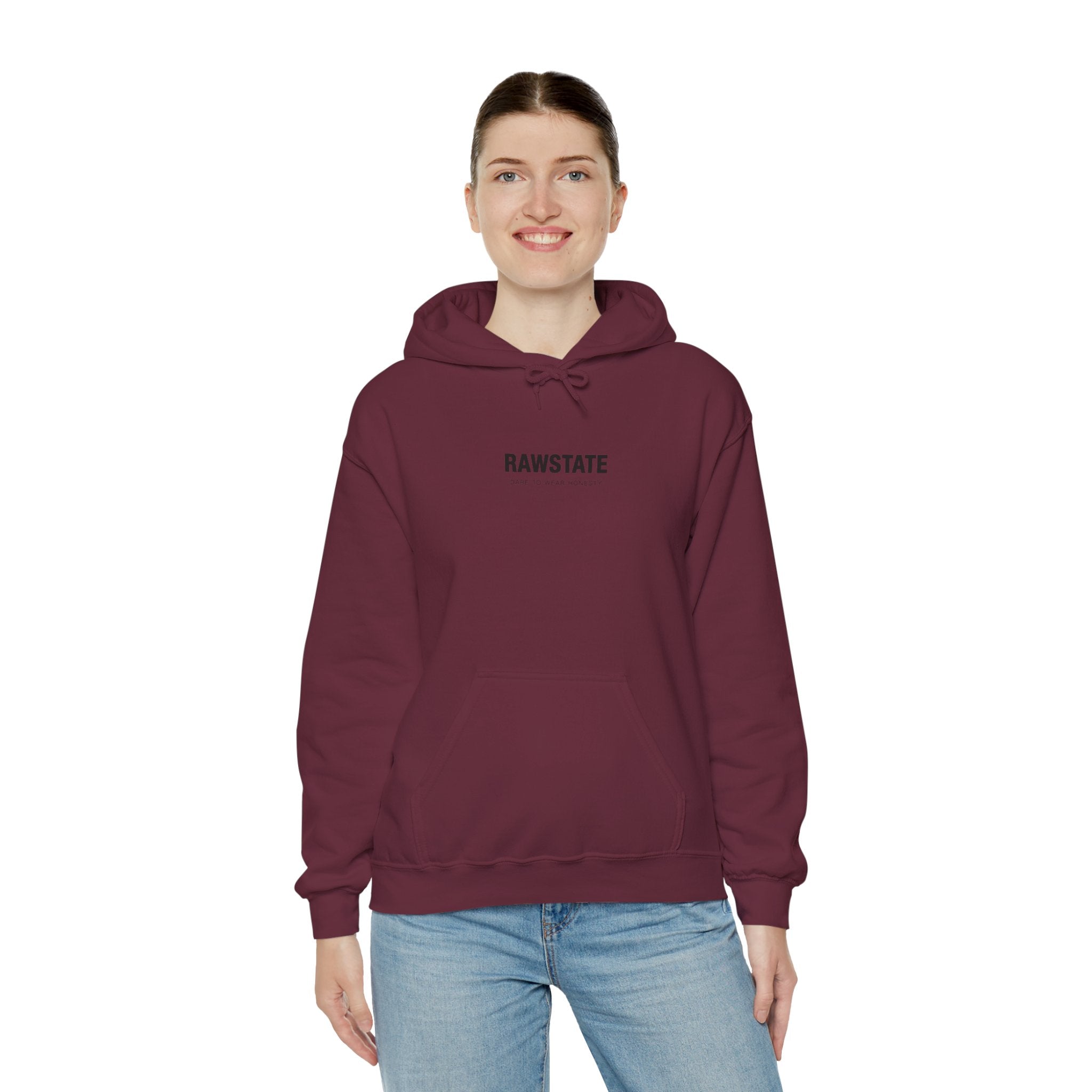 RAWSTATE 'Egoism is the word used by people who can't stand it when you choose yourself over them' Unisex Hoodie