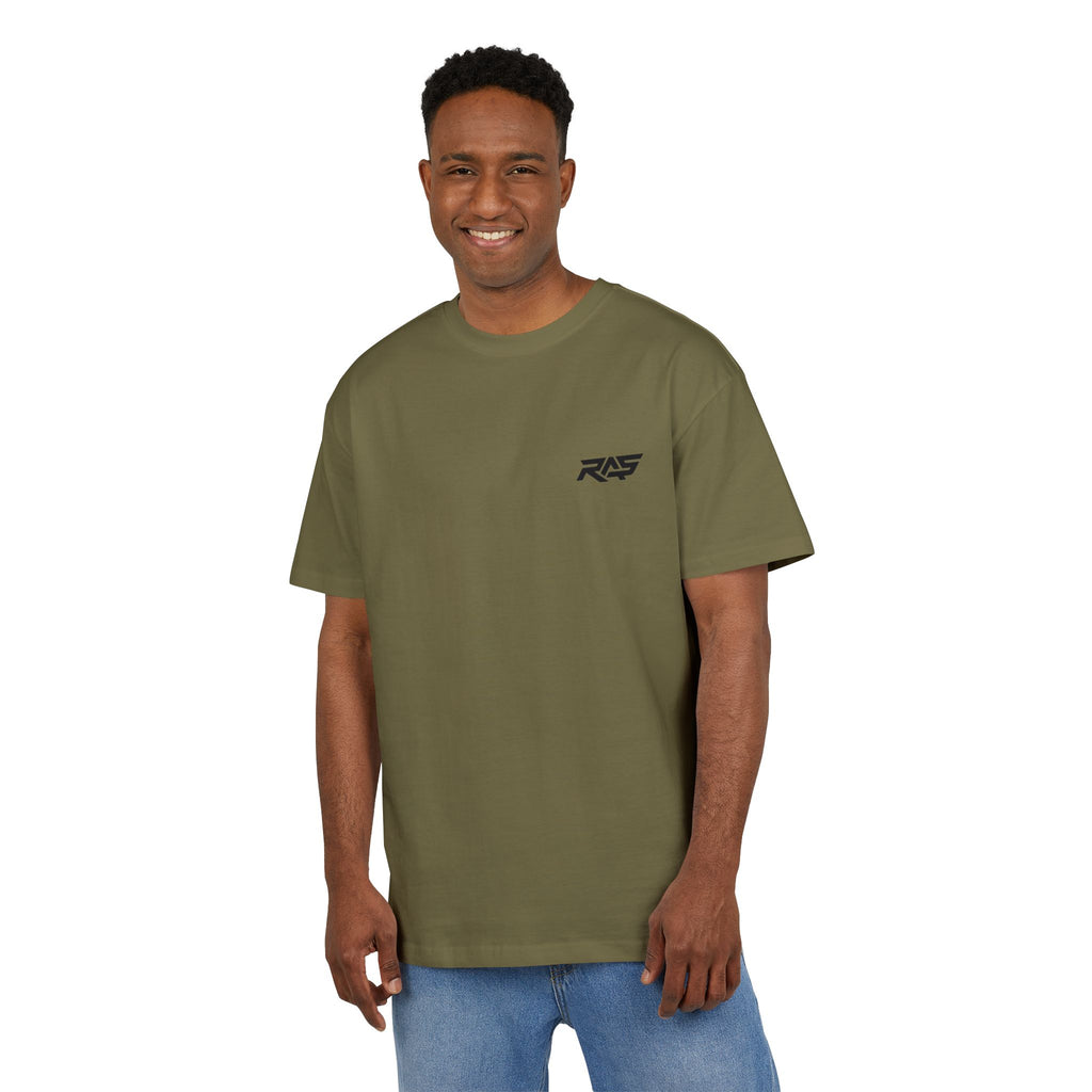 Minimalist Oversized Tee – 'Fast money is worse than being poor.'