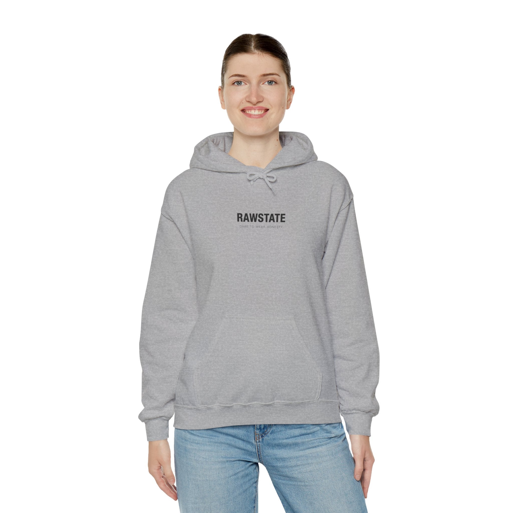 RAWSTATE 'Egoism is the word used by people who can't stand it when you choose yourself over them' Unisex Hoodie