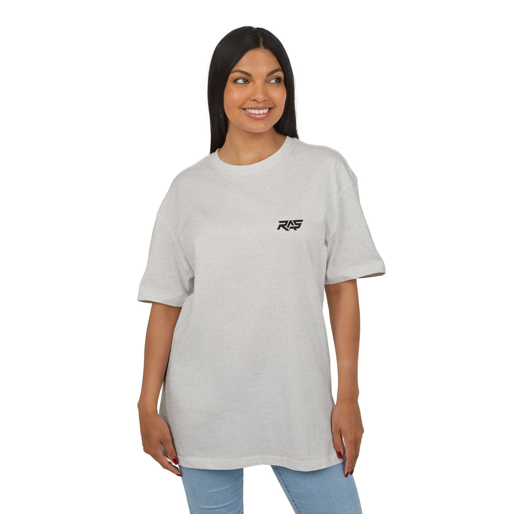 Minimalist Oversized Tee – 'Swipe. like. repeat'