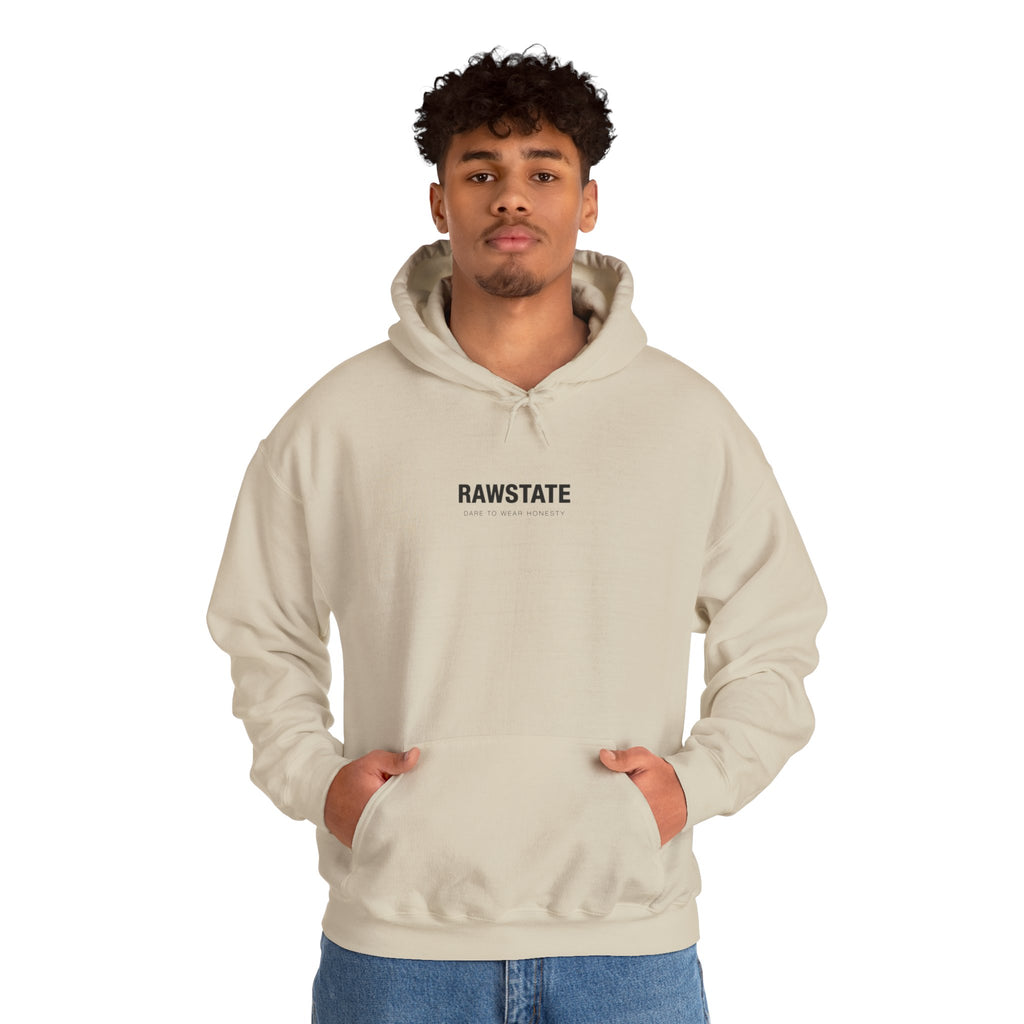 RAWSTATE 'Swipe, like, repeat - real moments don’t fit in a square frame' Unisex Hoodie