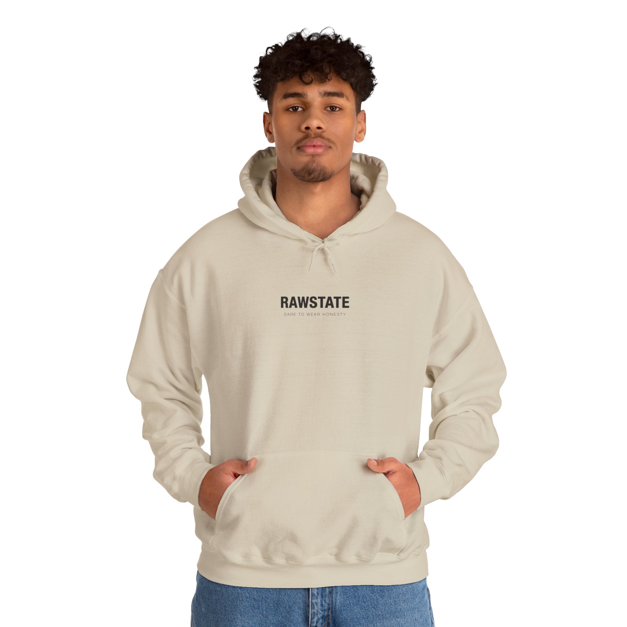 RAWSTATE 'Swipe, like, repeat - real moments don’t fit in a square frame' Unisex Hoodie