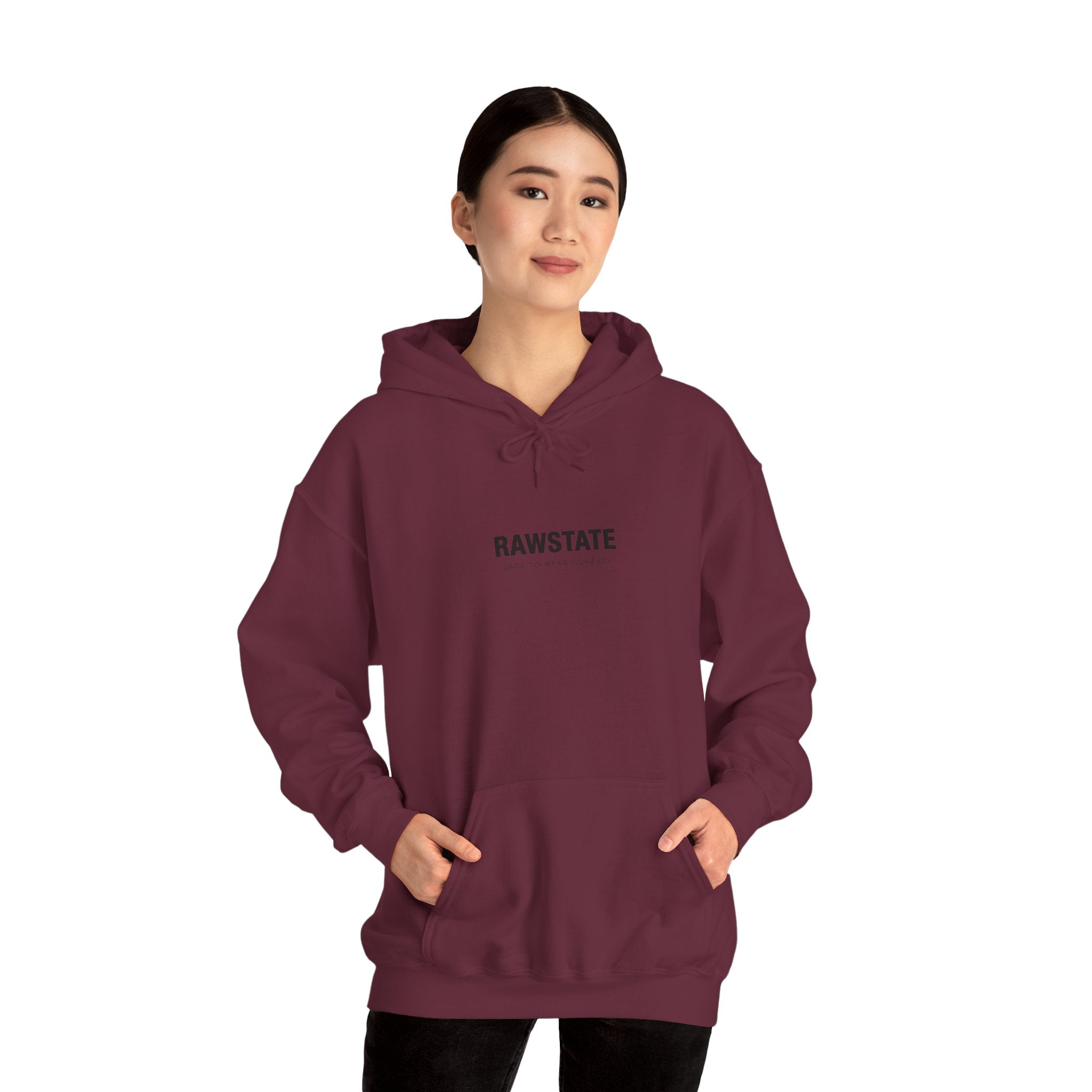 RAWSTATE 'Egoism is the word used by people who can't stand it when you choose yourself over them' Unisex Hoodie