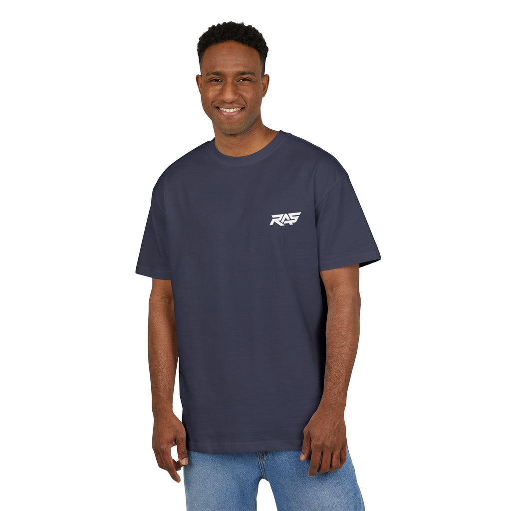 Minimalist Oversized Tee – 'The rawest version of yourself is always the most powerful.'