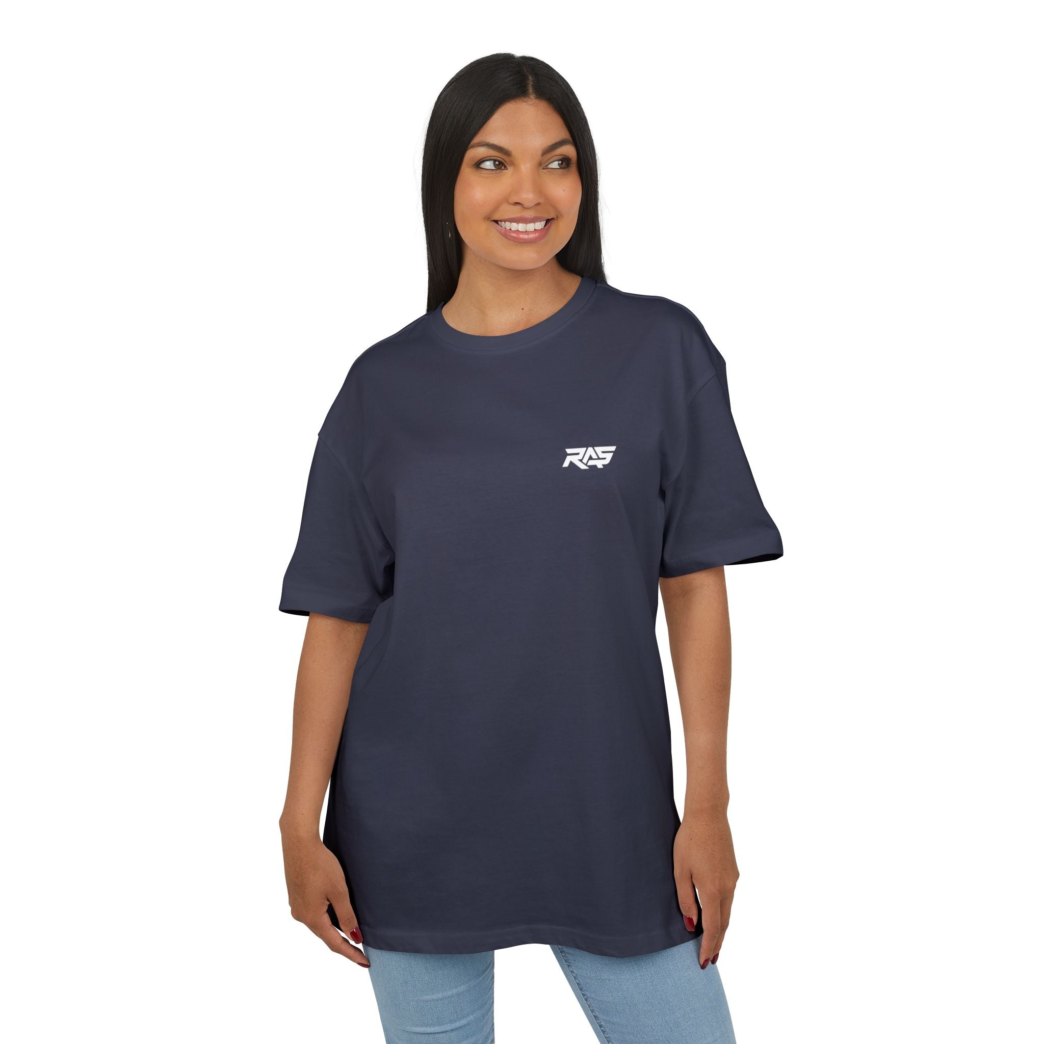 Minimalist Oversized Tee – 'Don’t let the digital world rewrite your story.'