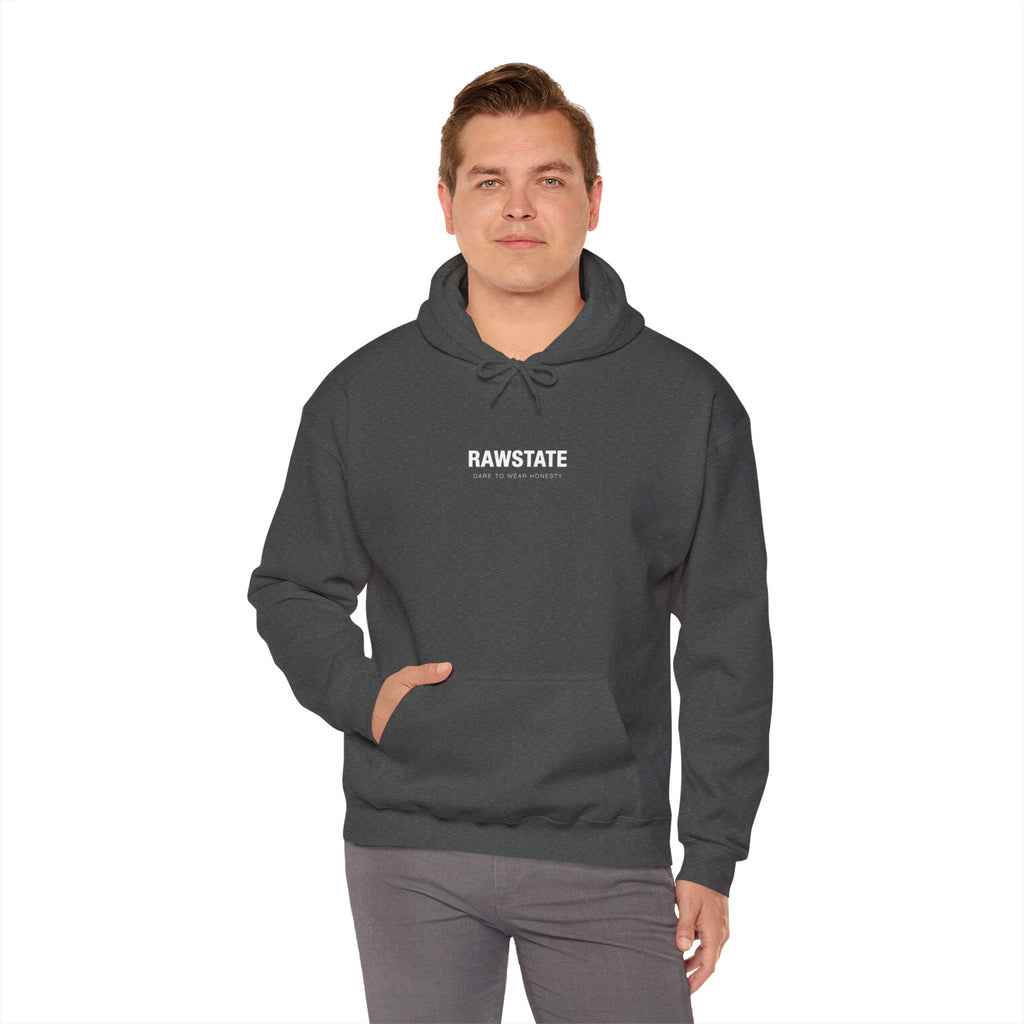 RAWSTATE 'Swipe, like, repeat - real moments don’t fit in a square frame' Unisex Hoodie
