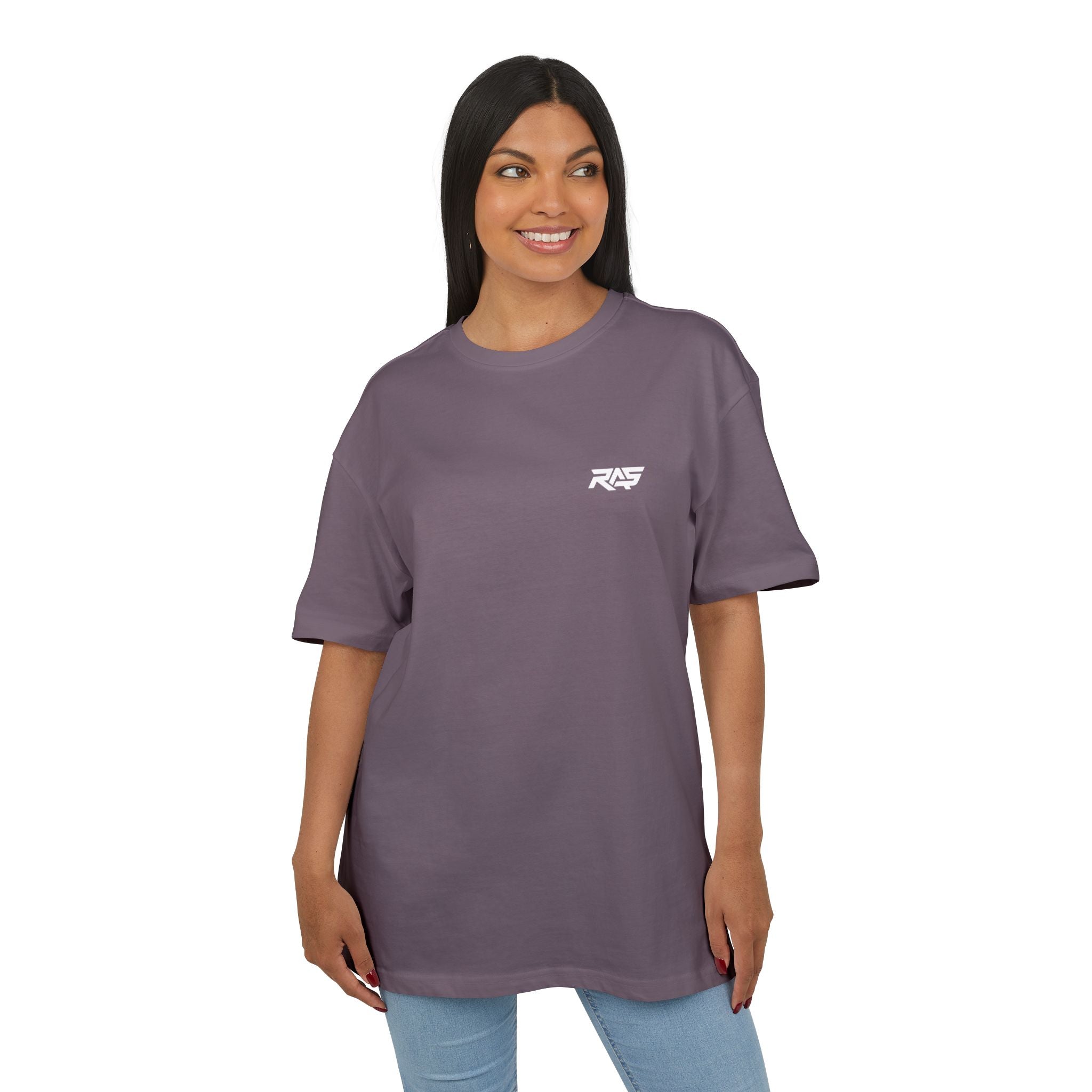 Minimalist Oversized Tee – 'Swipe. like. repeat'