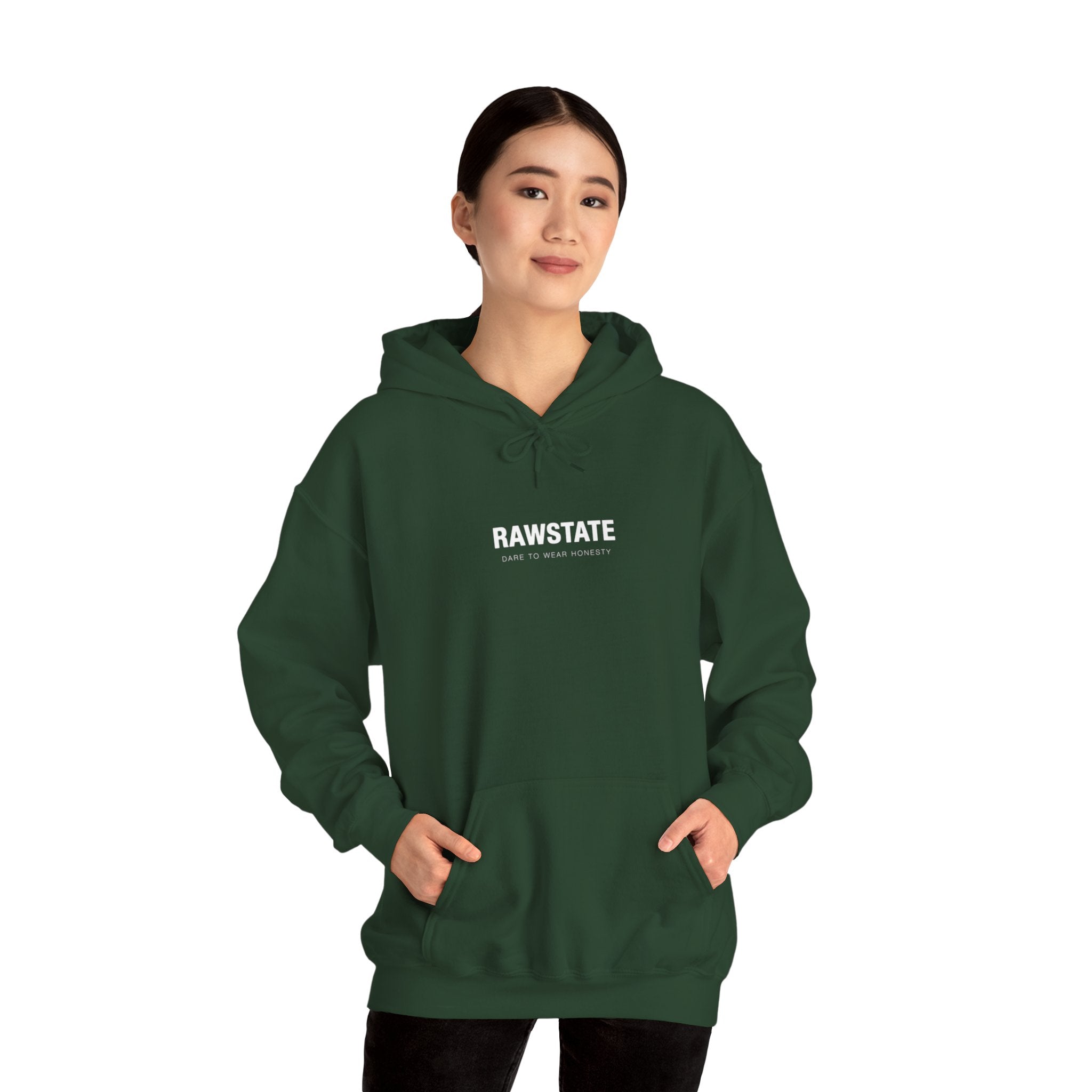 RAWSTATE 'Swipe, like, repeat - real moments don’t fit in a square frame' Unisex Hoodie