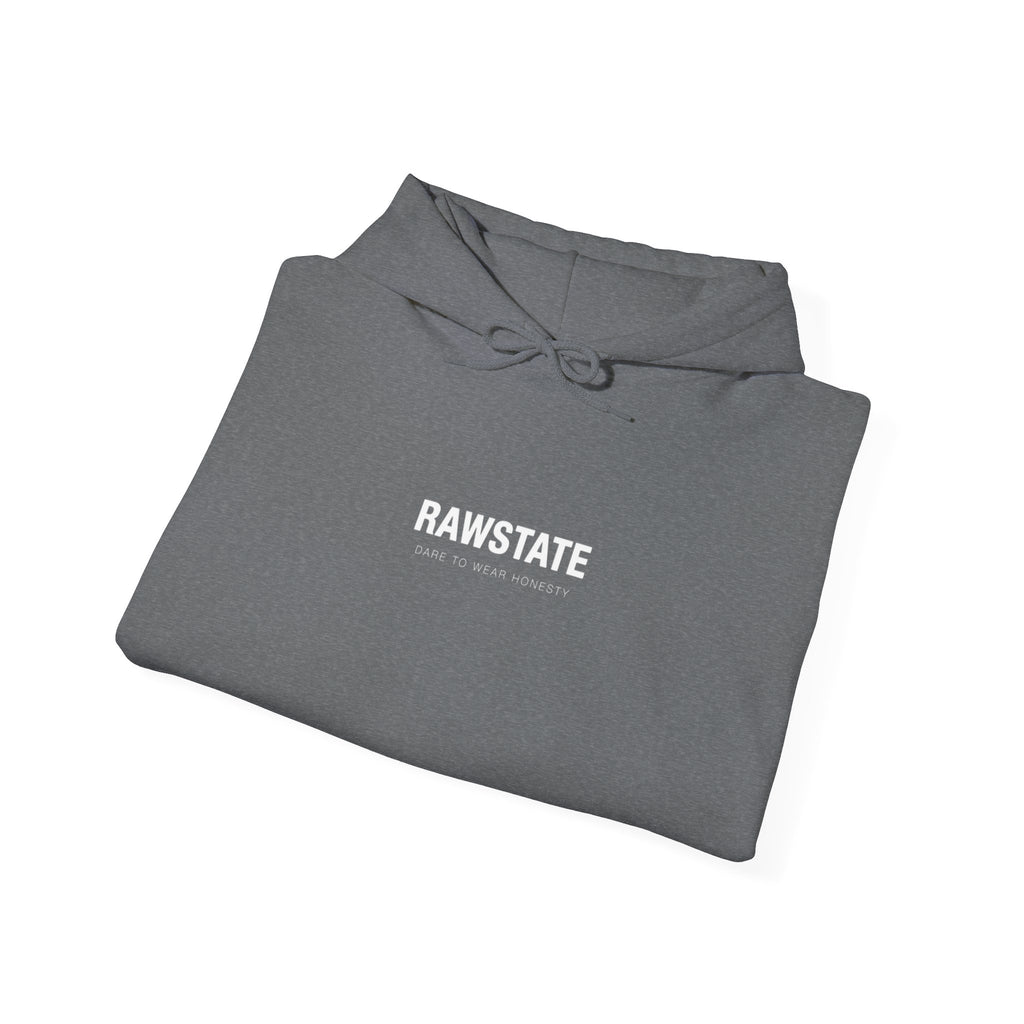 RAWSTATE 'Swipe, like, repeat - real moments don’t fit in a square frame' Unisex Hoodie